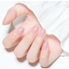 Poly Gel Nail Kit,3 Colors Pink Nude Nail Gel Set