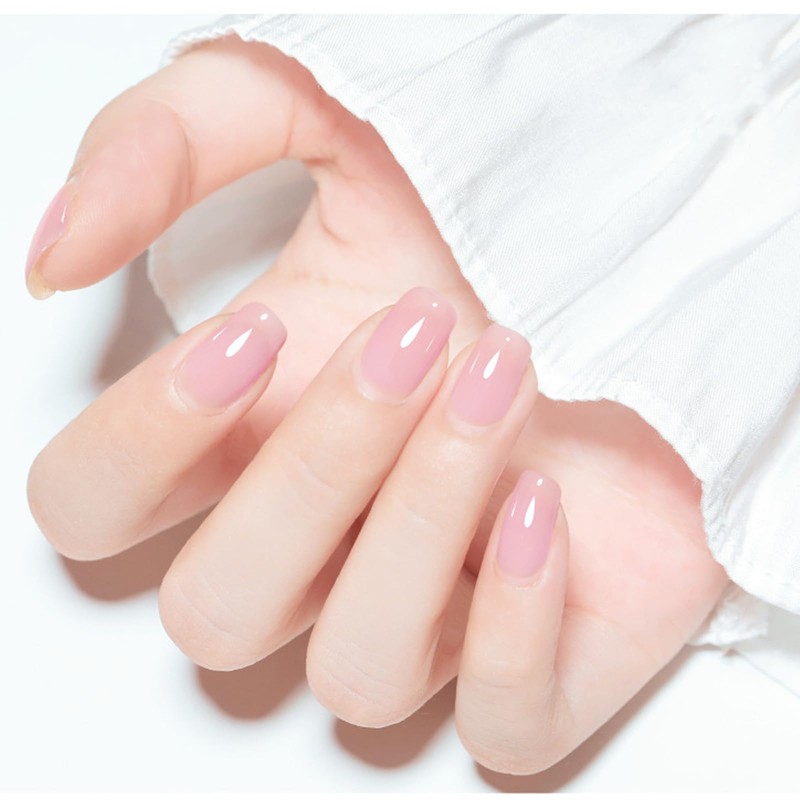 Poly Gel Nail Kit,3 Colors Pink Nude Nail Gel Set