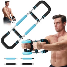 HOTWAVE Twister Arm Trainer with 4 Spring, Chest Workout Equipment Exerciser for Men, Adjustable Arm and Chest Twister Trainer for Women - Portable Home Fitness Equipment for Upper Body Muscle