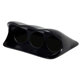 GlowShift Black Fiberglass Triple Dashboard Gauge Pod Compatible with Subaru Impreza WRX STI 2002-2007 - Mounts (3) 2-3/8" (60mm) Gauges to Vehicle's Dash
