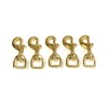 Solid Brass Swivel Trigger Hook/Clips Heavy Duty Square Ended x1