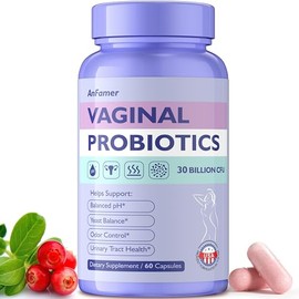 Vaginal Probiotics for Women Female,Promotes Ph Balance,Healthy Vaginal Odor & Flora,Urinary Tract Health with Prebiotics & Lactobacillus Probiotic Bl