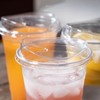 DHG PROFESSIONAL Clear Plastic Cups with Strawless Sip Lids for
