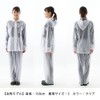 [カジメイク] ビニールレイン 上下組 レインスーツ クリア S