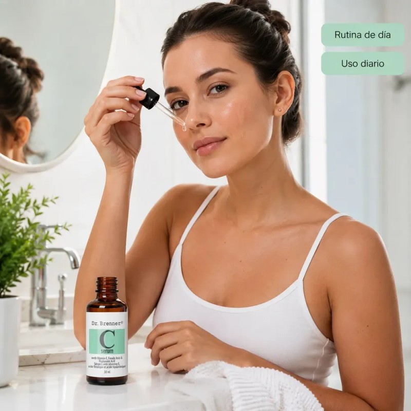 Sérum Facial Iluminador Glutatión Vitamina C Uso Diario 30g