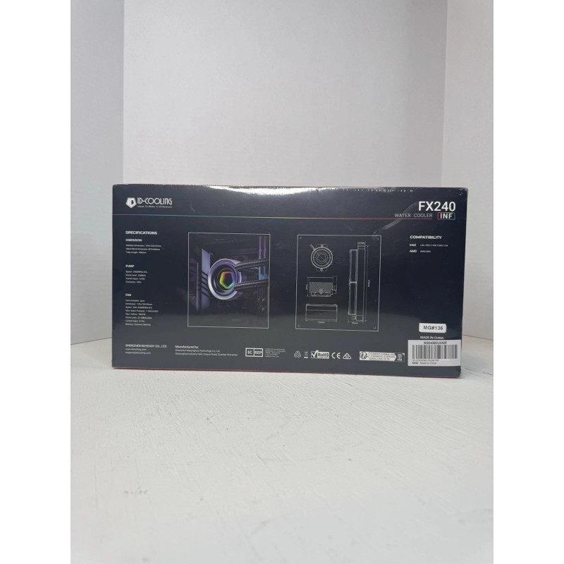 Id-Cooling FX240 INF 240mm Liquid CPU Cooler AIO with ARGB
