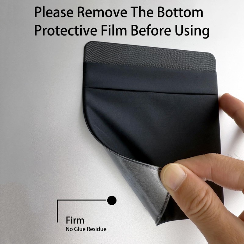 2-Pocket SSD Holder for Laptop,Adhesive Pouch,Portable Hard Drive Sleeve for