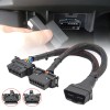 OBD2 Splitter Extension Cable for Car Diagnostics – 16-Pin Male