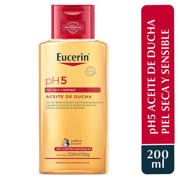 Eucerin pH5 aceite de ducha piel seca y sensible 200ml.