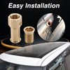 EVRBUL Upgraded Brass 2 Pcs Sunroof Water Drain Tube Hose