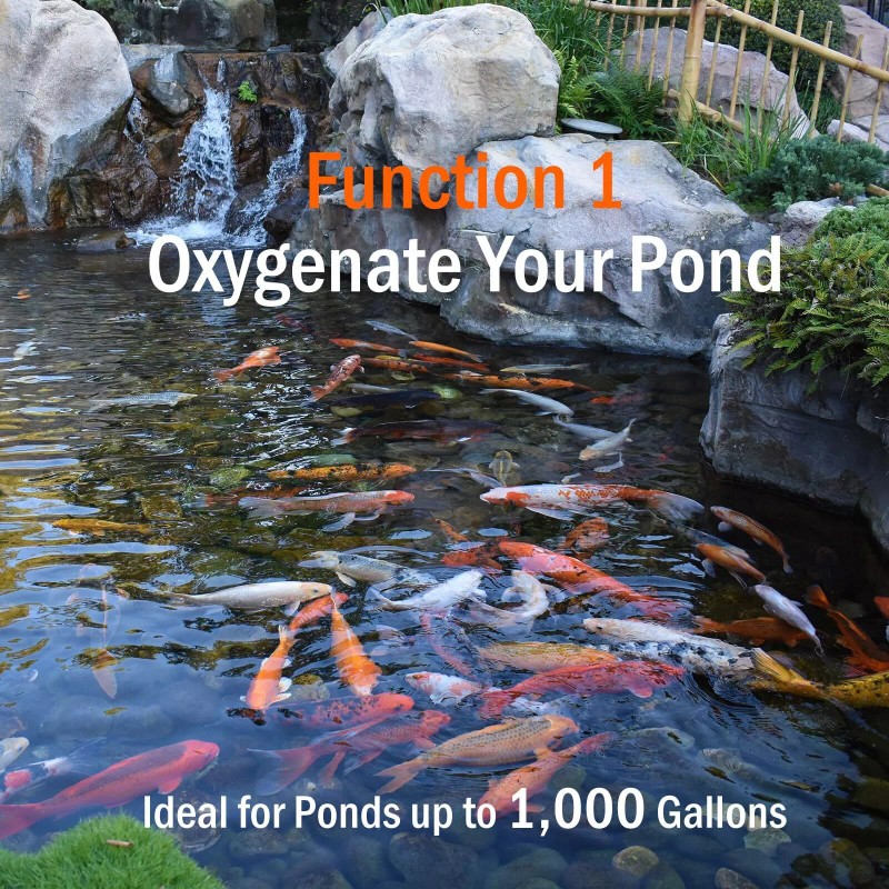 FUMAK Pond Air Pump Pond Aerators for Outdoor Ponds up