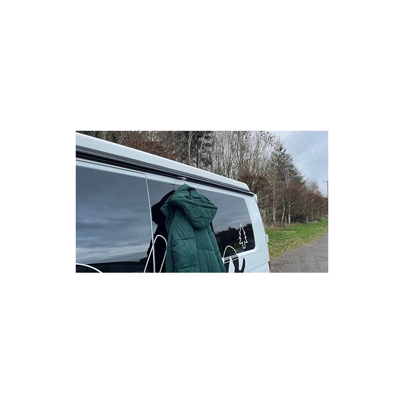 OLPRO Awning rail hangers with S hooks, 6 piece 6mm