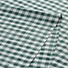 GAMUSI Pack of 6 Green Gichy Checked Cotton Napkins Heavy