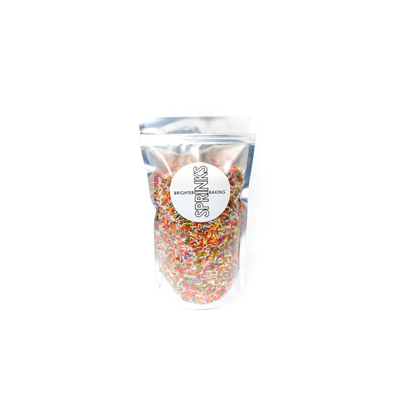 Sprinks Jimmies Sprinkles 500 g, 1 cm Size, Rainbow