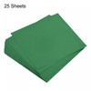 sourcing map 25 Sheets Origami Paper Double Sided Emerald Green