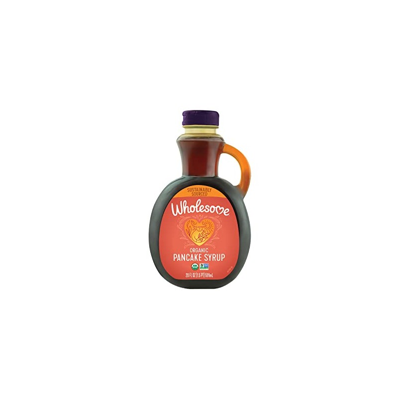 Wholesome Sweeteners Organic Pancake Syrup, 20 oz, Single Unit