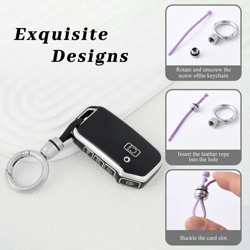 OFFCURVE Funda de Llave Compatible con Kia - Funda Protectora