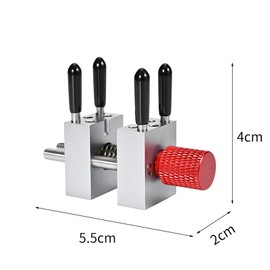 zhihu Mini Metal Vice Plastic Model Tool, Tabletop, Vice, High Precision, Fine Work, Clamp Fixed, Plastic Model, Small Work Bench (Red)