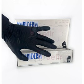 Ambiderm Guante De Nitrilo Negro Ambiderm Ch
