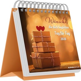Wünsche, die dich begleiten - Tag für Tag - Postkartenkalender mit 53 Lebensweisheiten