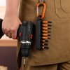 Saipor 3-Piece Screwdriver Bit Holder, Key Ring Drill Holder, 1/4