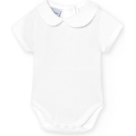 babidu Unisex Baby Tailored, White, 3-6 months