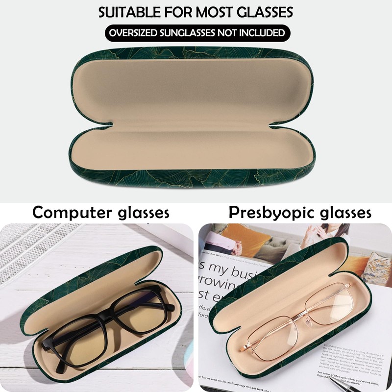 Cabreche Glasses Case Hard Shell Eyeglass Portable Glasses Eyeglasses Holder