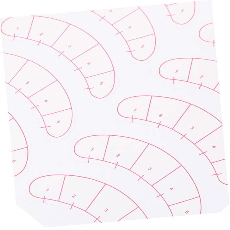 FOMIYES 10sheets Lash Extension Stickers Wispy Lashes Diy Eyelash Extension