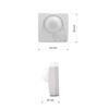 Motion Detector White, 360 Degrees, Indoor IP20, Surface-Mounted Wall and