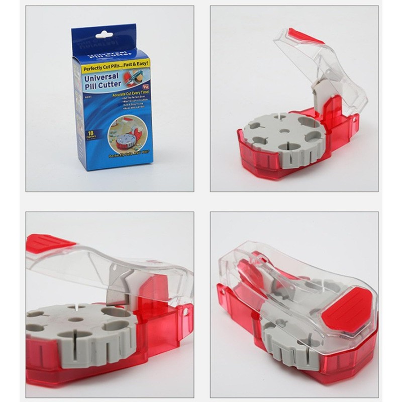 QPOIBSD Perfect Pill Cutter - Pill Splitters for Small or