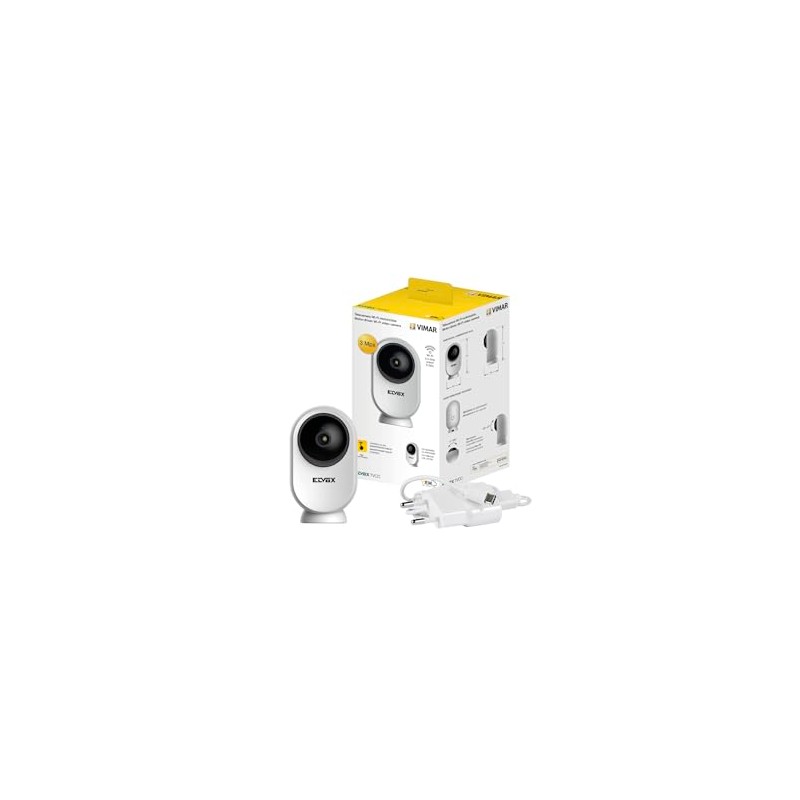 VIMAR 46239.036C Indoor WiFi Camera Colour App Monitoring Micro SD