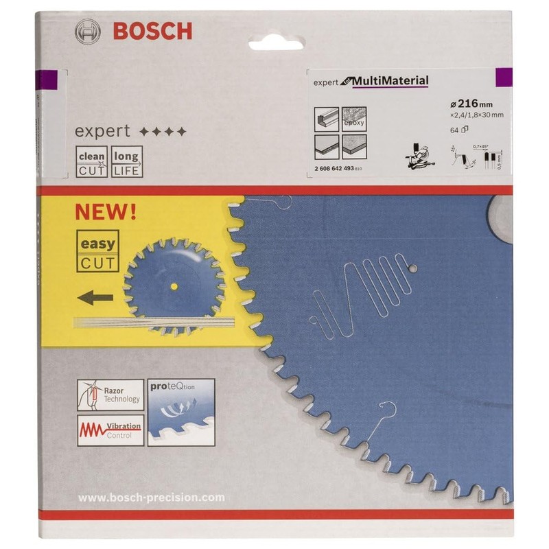 Bosch Professional Circular Saw Blade Expert for Multi Material, 2608642493