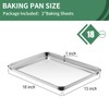 Baking Sheets Set of 2, HKJ Chef Cookie Sheets 2