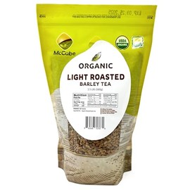 McCabe Organic Light Roasted Barley Tea - Light Roasted Barley Tea | Whole Grain Barley Tea USDA and CCOF Certified Organic Tea | 1.5 lbs