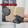 HANDLANDY Fingerless Work Gloves for Men, Half Finger Work Glove,