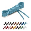 Benchmark Basics Sky Blue 30" Round Waxed Cotton Shoelaces |