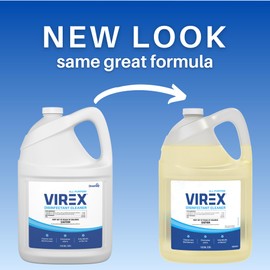VIREX CBD540557 All Purpose Disinfectant Cleaner - Kills 99.9% of Germs and Eliminates Odors, Ready-to-Use Liquid Refill, Lemon Scent, 1-Gallon (Pack of 2)