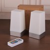 yucanucax 1Pack Remote Control LED Square Night Light,Color Changing Table