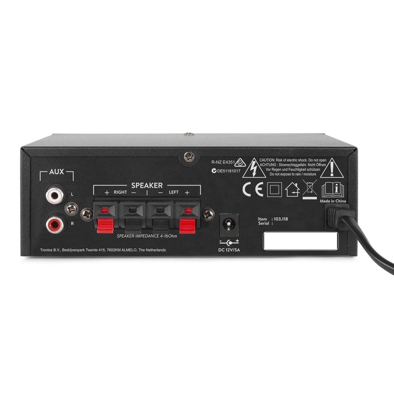 MAX AV340 Bluetooth Karaoke Amplifier with Multimedia Player - Powerful
