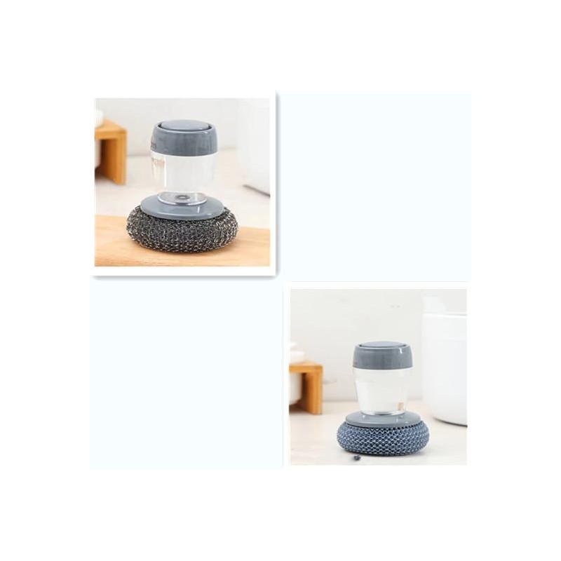 Soap Dispensing Palm Brush Cleaner - style: a