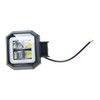 3in Motorcycle LED Headlights with Blue Aperture 20W Waterproof Bright