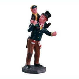 Lemax - Caddington Village - Figurine: Bob Cratchit and Tiny Tim