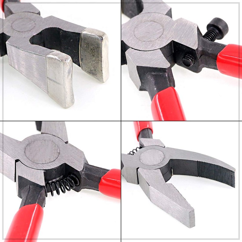 Swpeet 2-in-1 Heavy Duty Breaker Pliers Kit with Rubber Tips,
