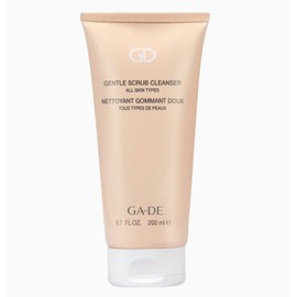 GA-DE Gentle Scrub Cleanser - Exfoliating Face Scrub with Hyaluronic Acid, Panthenol, and Vitamin E - Infused with Silica Beads - 6.7 oz