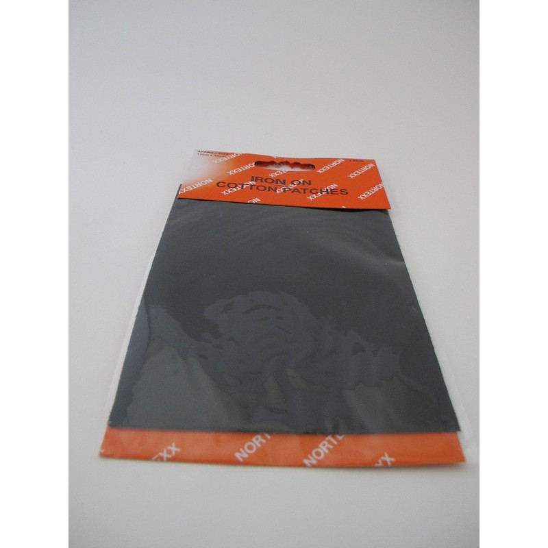 Nortexx Iron on Clothing Patches, Pair of 1, Black