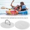 Inflatable Boat D‑Ring Pad, Stainless Steel + PVC D‑Ring Pad