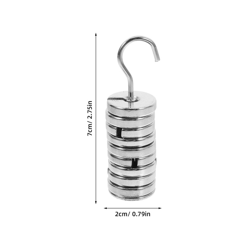 NIYANGLE 2 Sets Lab Slotted Weights Set with Hanger 100g-500g