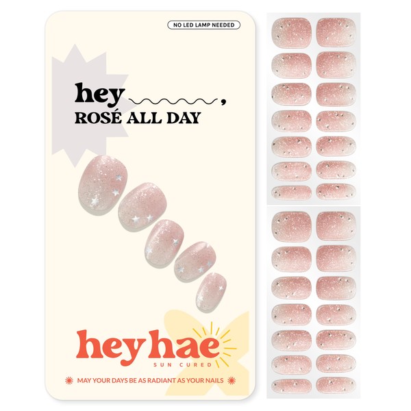 Heyhae Semi Cured Gel Nail Strips | Sun Cured Gel