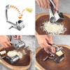 Stainless Steel Rotary Grater, Kitchen Tools Hand Crank Shredder Butter