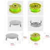 Replacement Trimmer String Set for Ryobi One Plus+, AC80RL3 Twisted